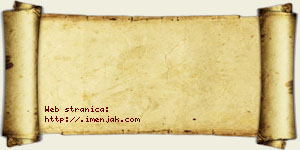 Jovana Ubavkić vizit kartica